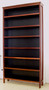 Extra Large Bookcase, Jarrah and Black, Traditional