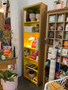 Bookcase, Tall and Slim, Ash with yellow interior,barbi