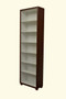 Bookcase, Tall and Slim, Jarrah with white interior, Barbi style