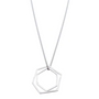 SHABANA J necklace geo shapes