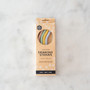EVER ECO silicone straw bent set/4 w brush