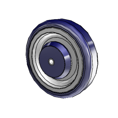 Superkat Wheels 5 x 1.25 with Dual Precision Bearing