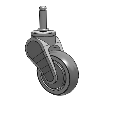 Avant Grip Ring Stem Swivel Caster with 3 x 1 QuikStart Wheel