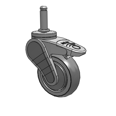 Avant Grip Ring Stem Swivel Caster with 3 x 1 QuikStart Wheel