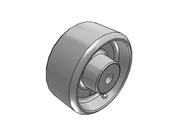 CA Cast Iron Wheels 4 x 2 with Straight Roller Bearing