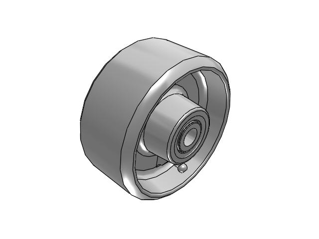CA Cast Iron Wheels 4 x 2 with Straight Roller Bearing
