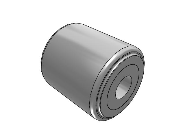 CA Cast Iron Wheels 4 x 4 with Straight Roller Bearing