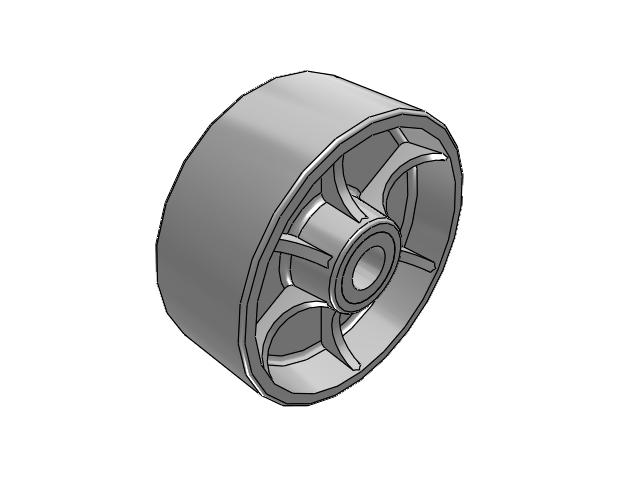 CA Cast Iron Wheels 10 x 4 with Straight Roller Bearing
