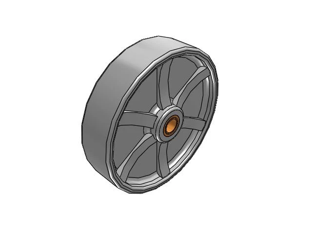 CH Cast Iron Wheels 8 x 2 with Bronze Bearing