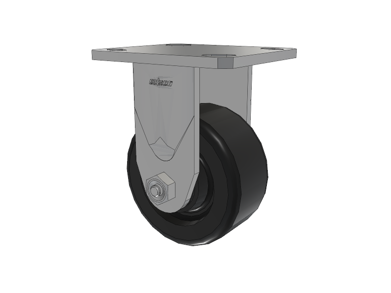 Defender D4 Series Stainless Steel Casters Stainless Steel Top Plate Rigid with 4 Phenolic Wheel