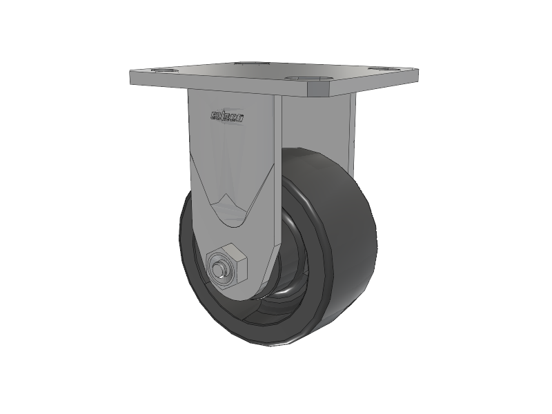 Defender D4 Series Stainless Steel Casters Stainless Steel Top Plate Rigid with 4 HD Nylon Glass Filled Wheel