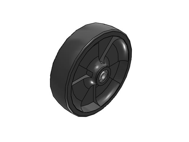DT Wheels 8 x 2 with Pedestal Precision Ball Bearing