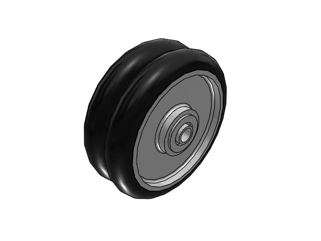 EY Wheels 8 x 3 with Precision Ball Bearing