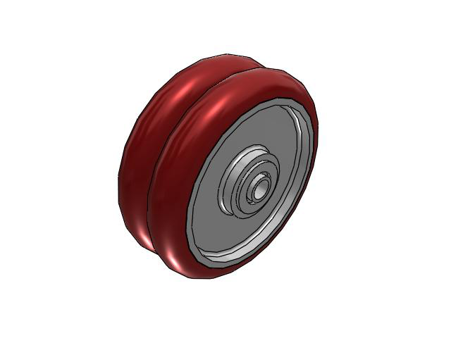EY Wheels 8 x 3 with Precision Ball Bearing