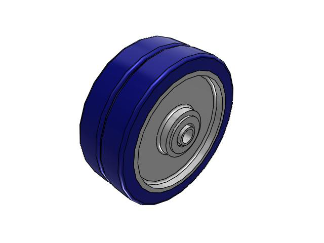 EZ Wheels 8 x 3 with Precision Ball Bearing