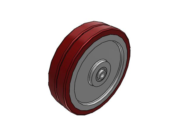 EZ Wheels 12 x 3 with Precision Ball Bearing