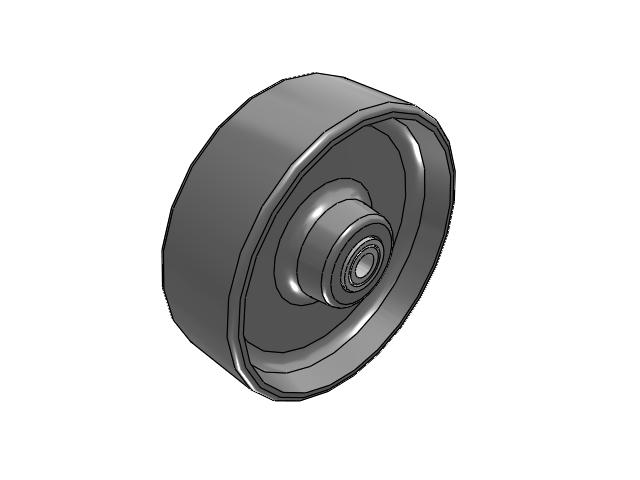 FS Drop Forged Steel 6 x 2 Wheel with Straight Roller Bearing