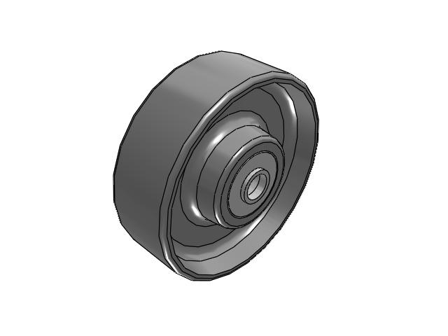 FS Drop Forged Steel 6 x 2 Wheel with Tapered Roller Bearing