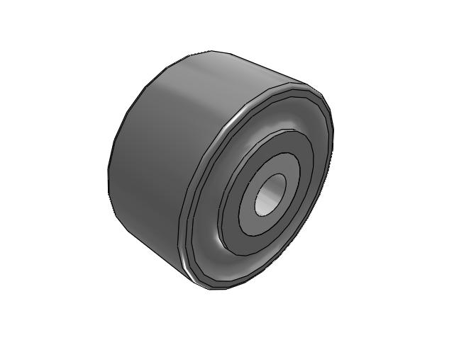 FS Drop Forged Steel 6 x 3 Wheel with Straight Roller Bearing