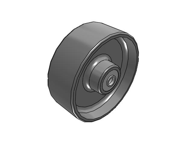 FS Drop Forged Steel 8 x 3 Wheel with Tapered Roller Bearing