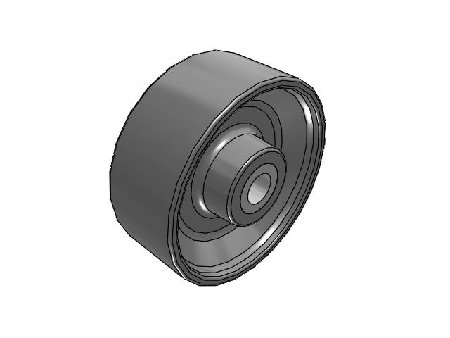 FS Drop Forged Steel 10 x 4 Wheel with Straight Roller Bearing