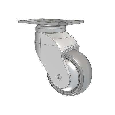 Tango Top Plate Swivel Caster with 75 x 32 TPU (80a) Wheel