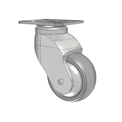 Tango Top Plate Swivel Caster with 75 x 32 TPR (80a) Wheel