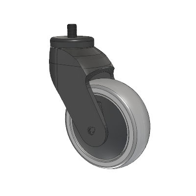 Tango Threaded Stem Caster with 100 x 32 TPU (80a) Wheel