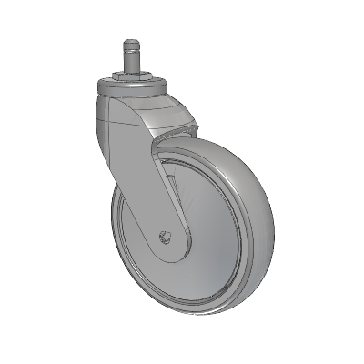 Tango Grip Ring Caster with 125 x 32 TPU (80a) Wheel