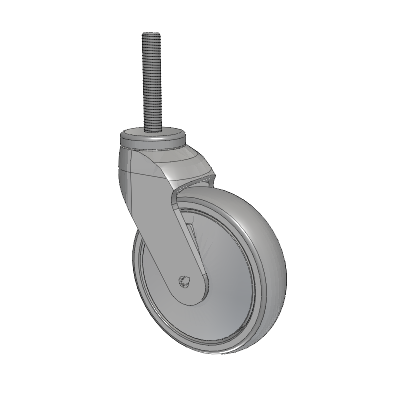 Tango Threaded Stem Caster with 125 x 32 TPR (80a) Wheel