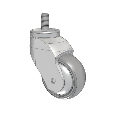 Tango Threaded Stem Caster with 75 x 32 TPU (80a) Wheel