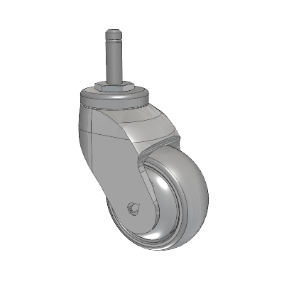 Tango Grip Ring Caster with 75 x 32 TPR (80a) Wheel
