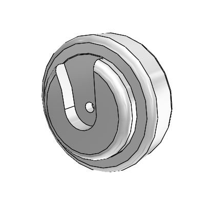 Next Gen TPR Antimicrobial Thermoplastic Rubber 4.0000 x 1.2500 Wheel with Precision Ball Bearing