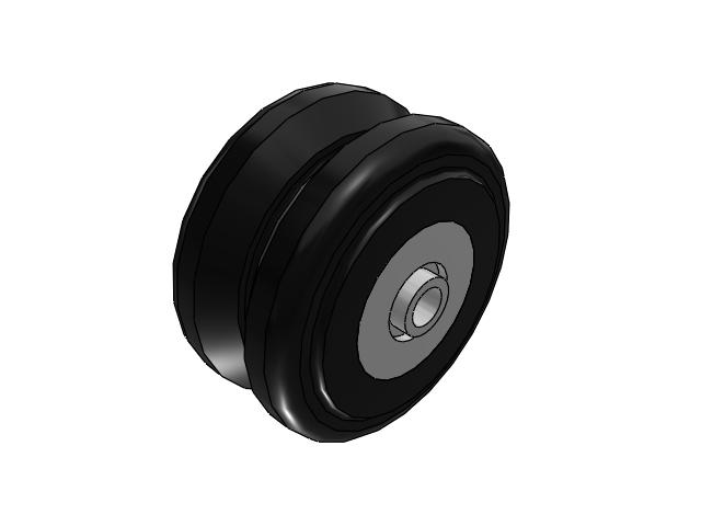 NX V-Groove Wheels 4 x 2 with Precision Ball Bearing