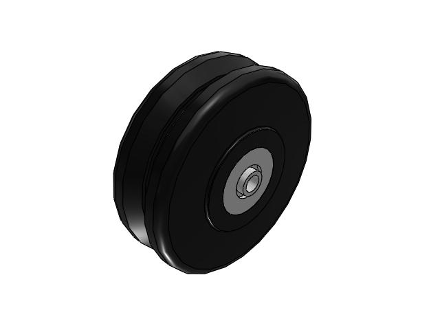 NX V-Groove Wheels 6 x 2 with Precision Ball Bearing