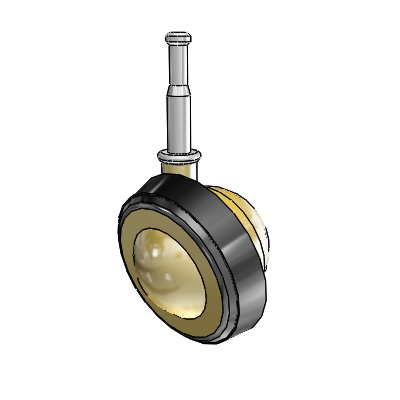 Grip Neck Windsor Antique Swivel Ball Caster with 2.25 Wheel