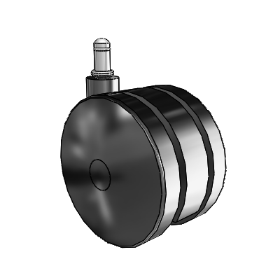 Ultima Grip Ring Swivel Caster with 3.937 Wheel