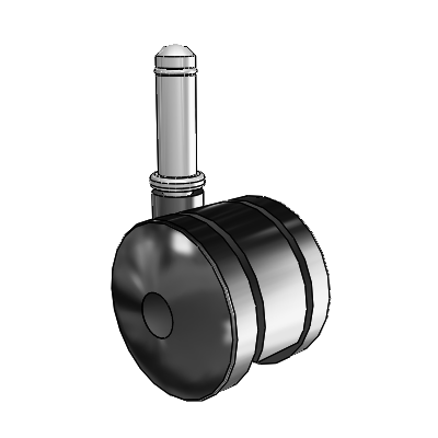 Ultima Grip Ring Swivel Caster with 1.9685 Wheel