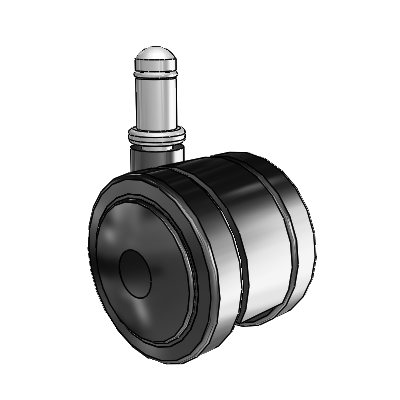 Ultima Grip Ring Swivel Caster with 1.9685 Urethane Wheel