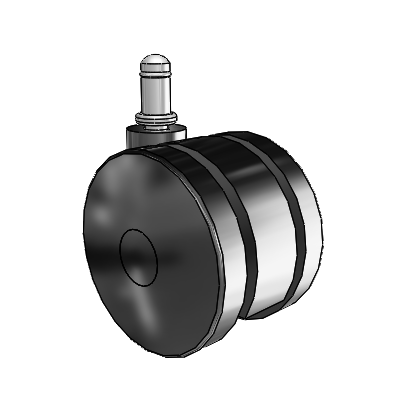 Ultima Grip Ring Swivel Caster with 2.9527 Wheel