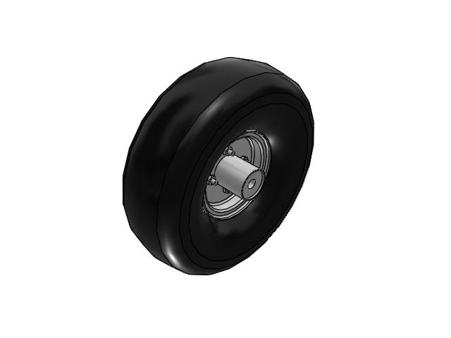 SF Pneumatic Rubber 10.9 Wheel with Ball Bearing