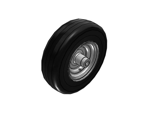 SF Pneumatic Rubber 16.2 Wheel with Tapered Roller Bearing