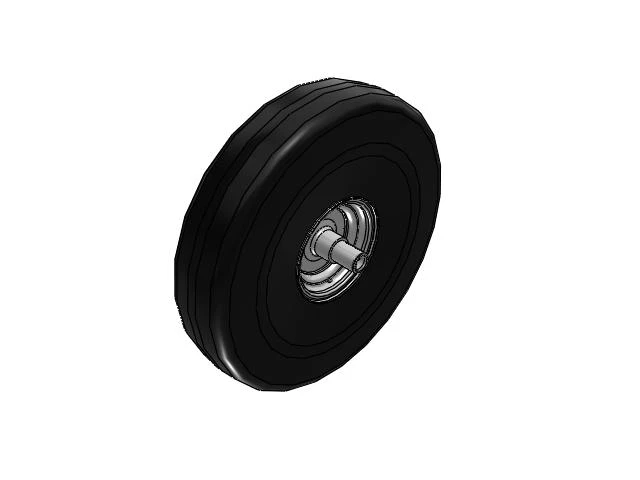 SF Pneumatic Rubber 25.7 Wheel with Tapered Roller Bearing