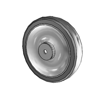Autoclave (Hytrel) Autoclavable Polypropylene 6.0000 x 1.2500 Wheel with Stainless Steel Precision Ball Bearing