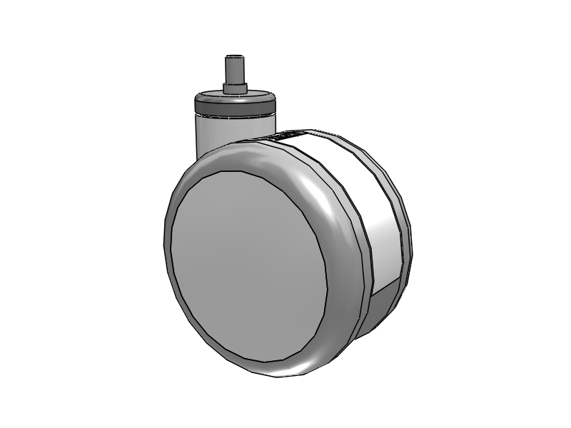 Twin-Med TM Caster with 5 x 3 Wheel