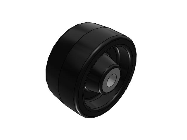 TM Phenolic 4 x 2 Wheel with Straight Bearing