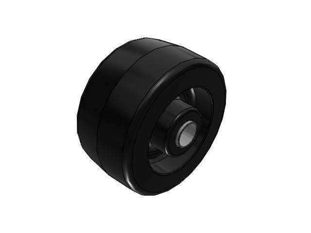 TM Phenolic 6 x 3 Wheel with Tapered Bearing