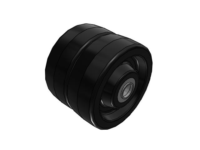 TM Phenolic 8 x 6** Wheel with Tapered Bearing