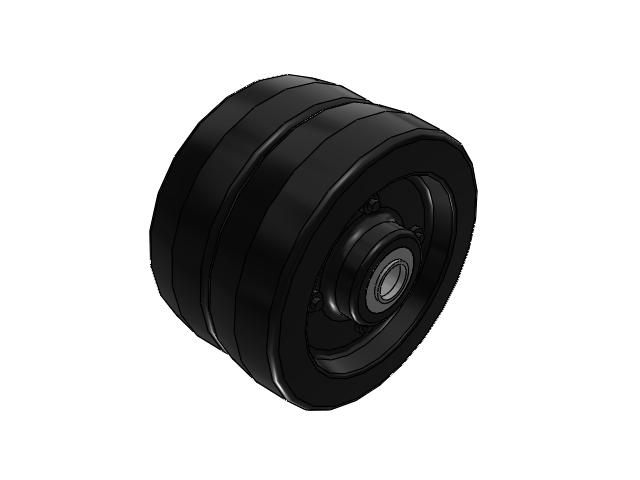 TM Phenolic 10 x 6** Wheel with Tapered Bearing
