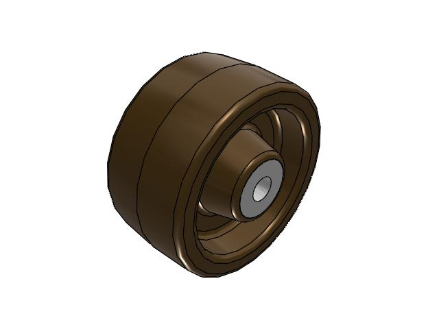 TR High-Heat Phenolic 4 x 2 Wheel with Straight Bearing